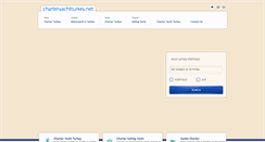 Desktop Screenshot of charteryachtturkey.net